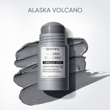 🔥 Limited Time Offer – Alaska Volcano Clay Mask Stick for Pore Cleansing, Blackhead Removal & Smoother-Looking Skin
