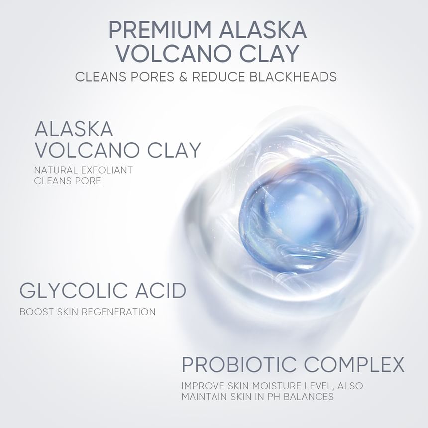 🔥 Limited Time Offer – Alaska Volcano Clay Mask Stick for Pore Cleansing, Blackhead Removal & Smoother-Looking Skin