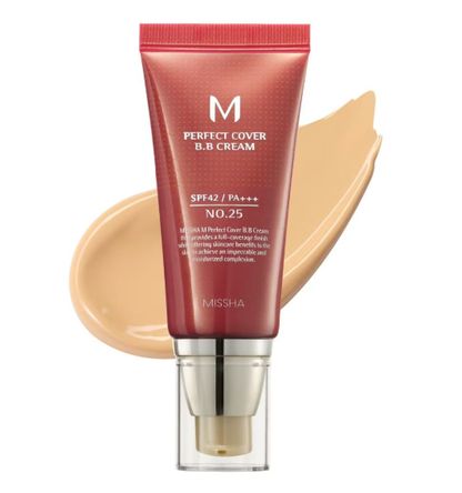 💥Buy one，get one free! 🔥 Missha M Perfect Cover BB Cream SPF42 PA+++ – Coverage, Hydration & Sun Protection in One