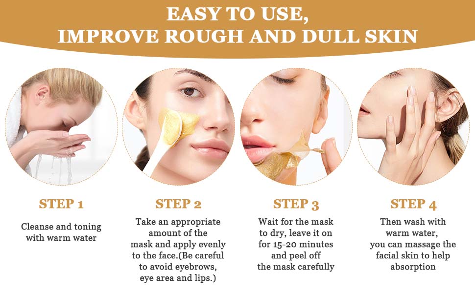 50yr old turned 20yrs with our gold peel off mask