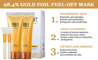 50yr old turned 20yrs with our gold peel off mask