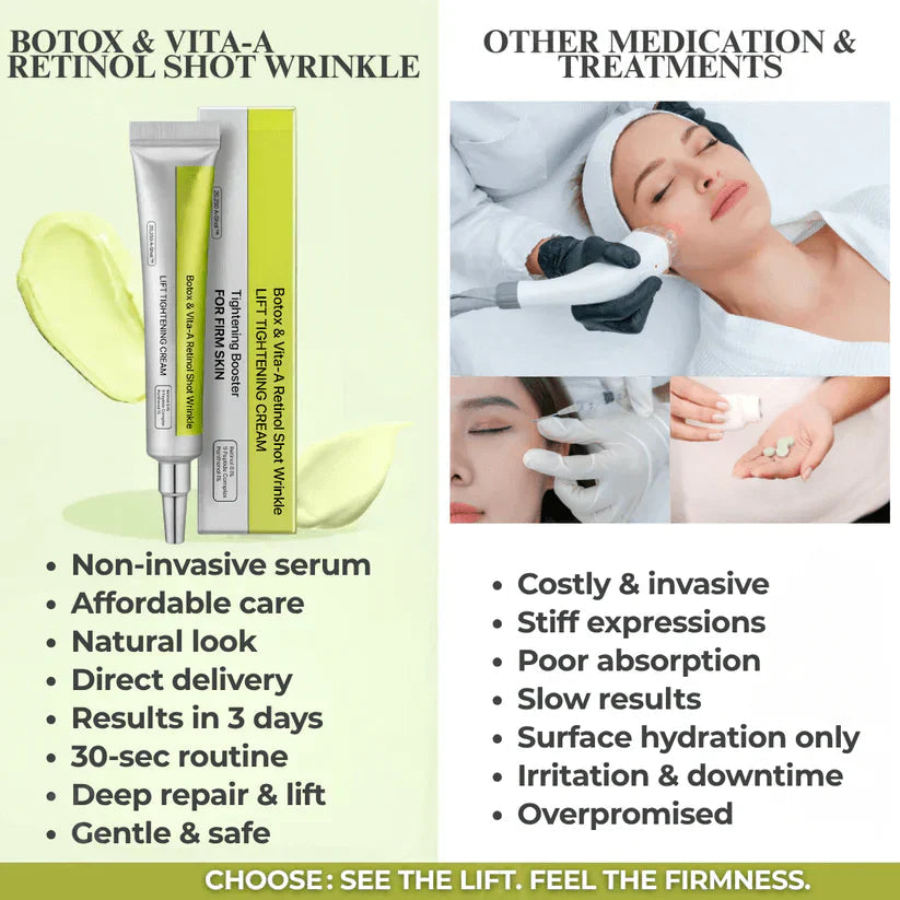 🌿 💫Tiworld® Botox & Vita-A Retinol Shot Wrinkle-Lift Tightening cream - Last Day Promotion 50% OFF