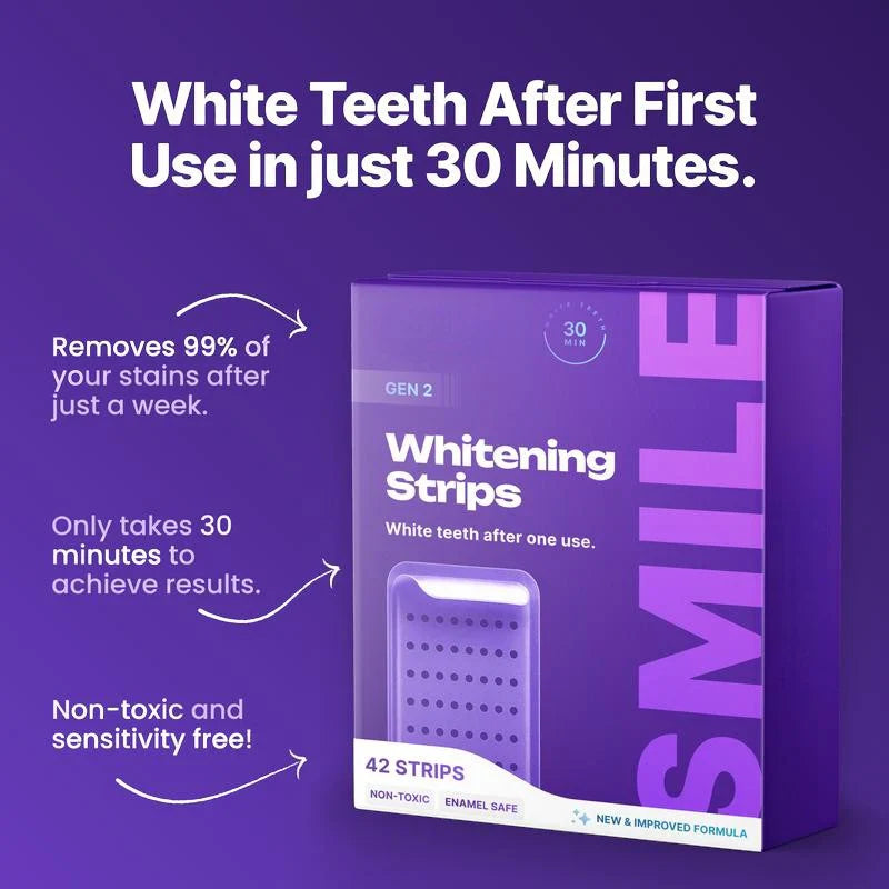 💥Buy 2 Get 1 Free🦷Purple Whitening Strips