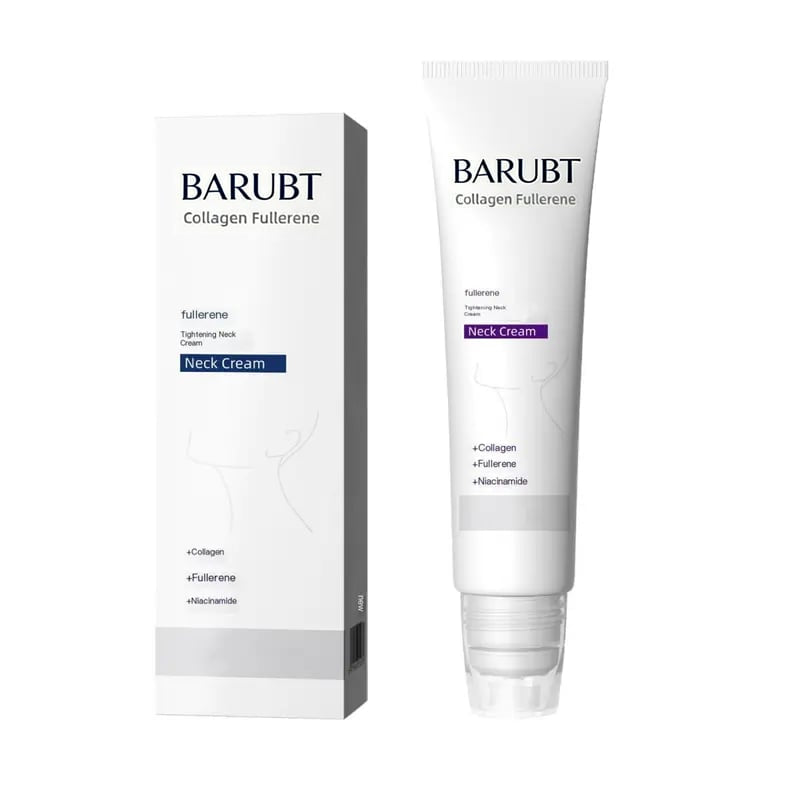 Roller Massage Neck Cream 🧴 Collagen & Hyaluronic Acid | Firms Neck, Reduces Wrinkles & Double Chin