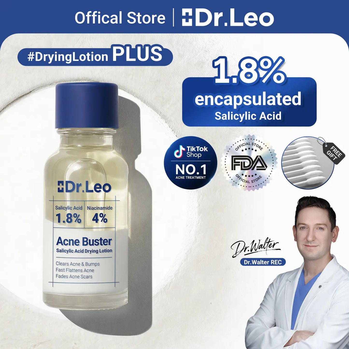 ⭐⭐⭐⭐⭐Overnight Acne Drying Lotion – Fast Spot Treatment for Pimples & Breakouts