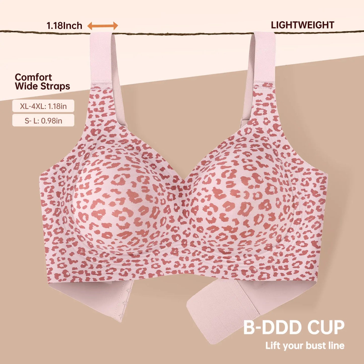 ✨LAST DAY BUY 1 GET 1 FREE🎁Jelly Wireless Bra💃 – Full Coverage, Ultra Soft & All-Day Comfort