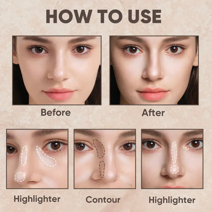 One palette is all you need for perfect contouring and highlighting! ✨