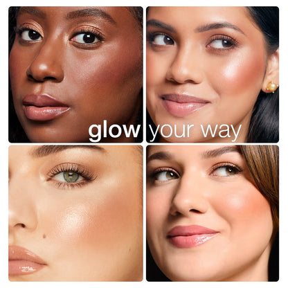 💎A three-in-one makeup palette containing highlighter, eyeshadow, and blush.💖